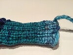 Upcycling: Strickrolle (Strickliesel) aus Karton und Holzstäbchen