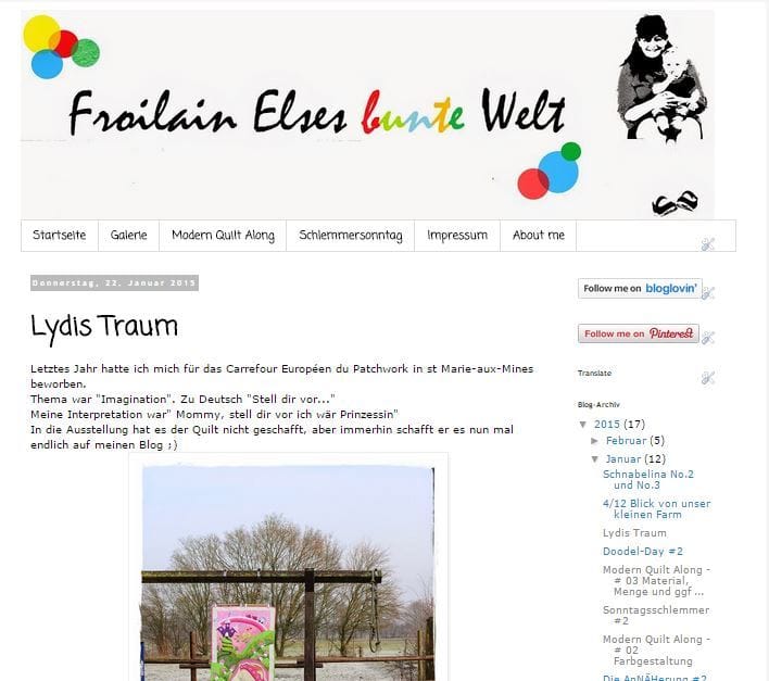 Froilain Else’s bunte Welt