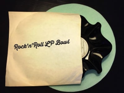 Rock'n'Roll Vinyl Bowl