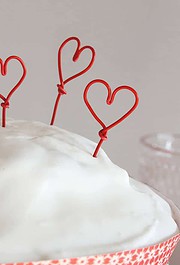Kuchen-Topper zum Valentinstag