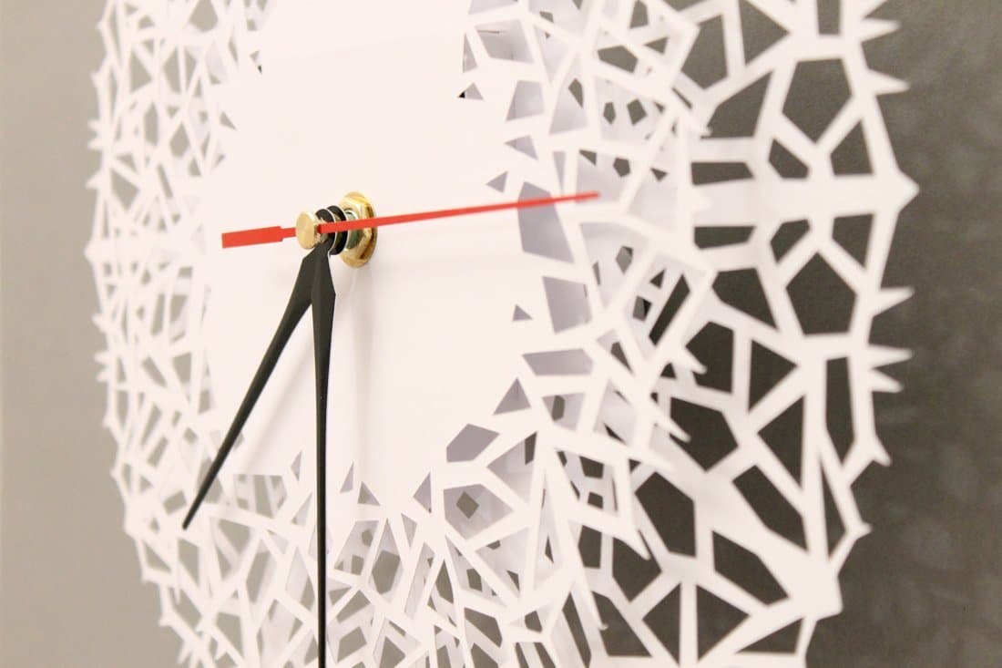 DIY – Moderne Uhr aus Papier