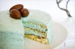Österliche Vanillecreme-Nougat-Torte