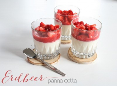 Erdbeer Panna Cotta