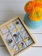 DIY: Puzzle aus Holzklötzchen