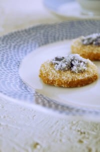 Veilchen Shortbread von den [Foodistas]