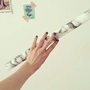 Easy Ikea Hack mit Marmorfolie