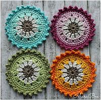 Gehäkelte Untersetzer