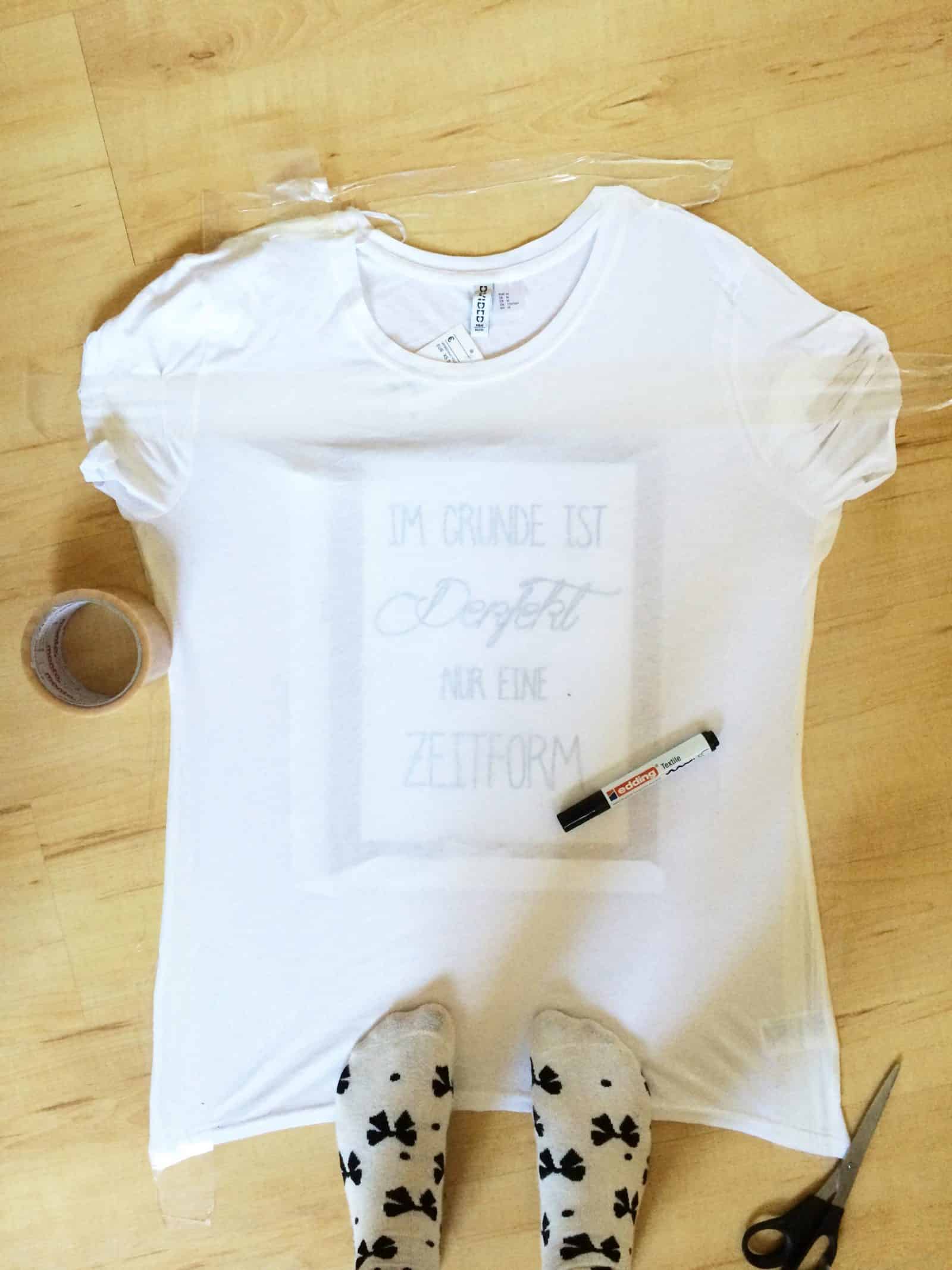 T-Shirt beschriften