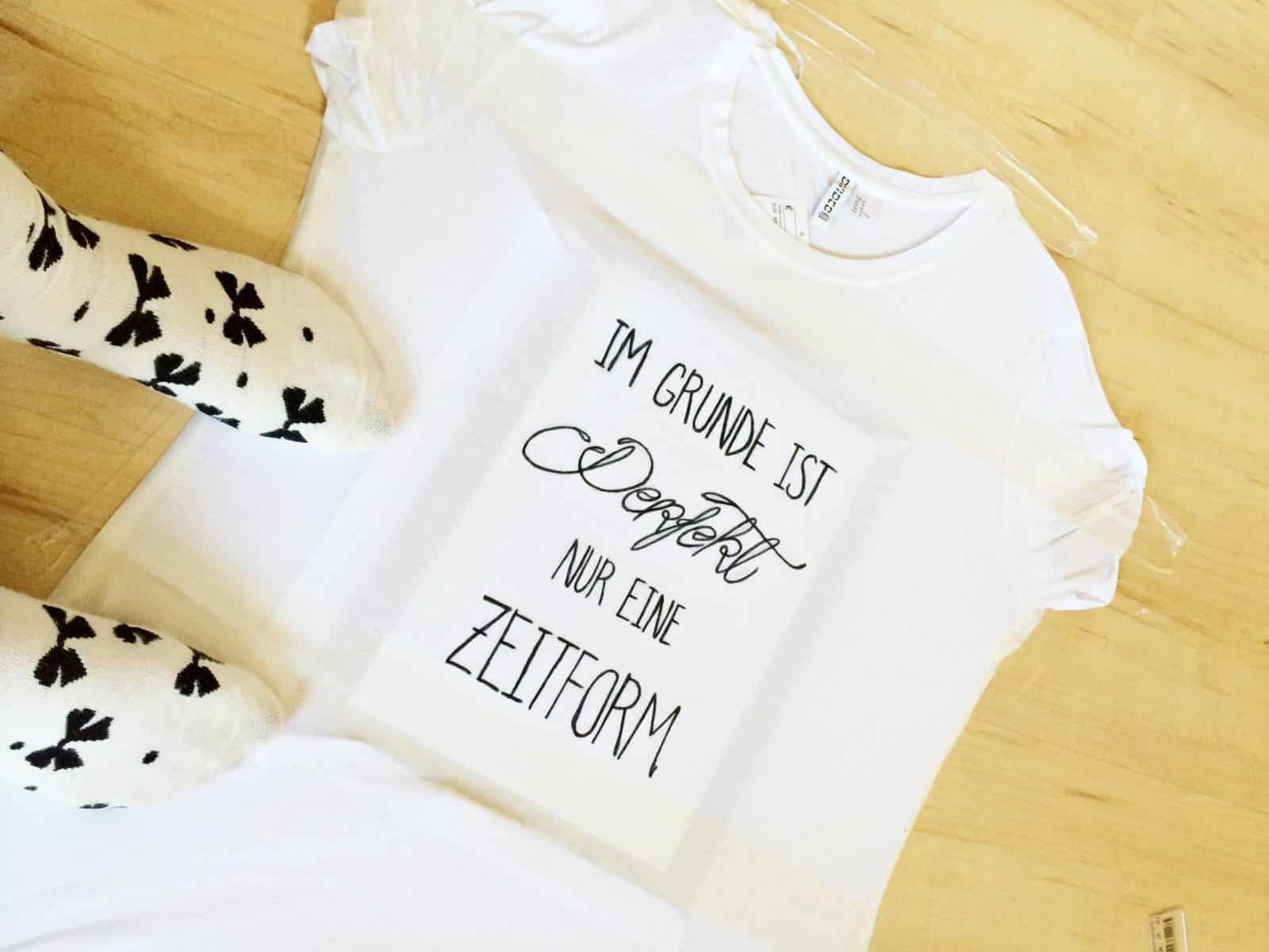 T-Shirt beschriften