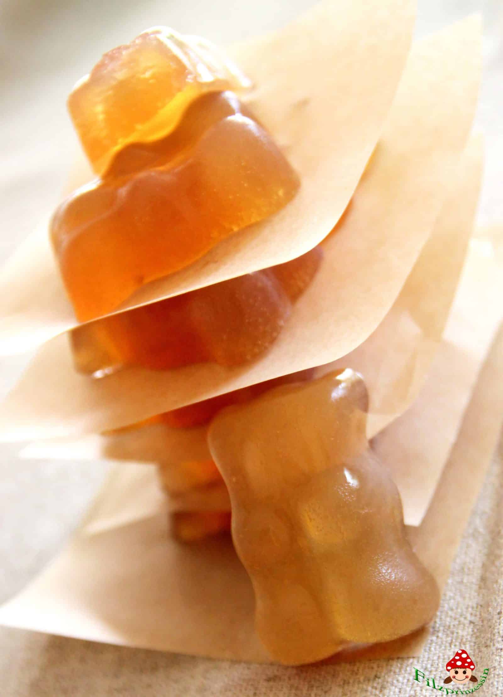 Selbstgemachte Weingummis (mit Agar Agar)