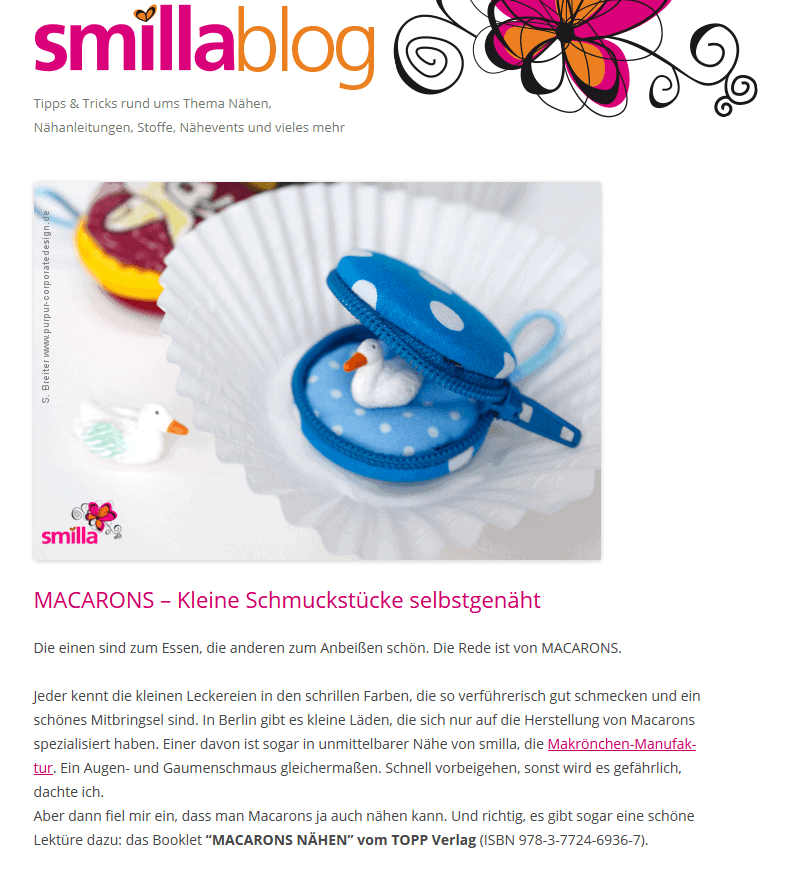 Smilla Blog | Tipps & Tricks rund ums Thema Nähen, Nähanleitungen, Stoffe, Nähevents und vieles mehr