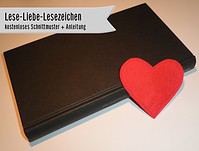 Lese-Liebe-Lesezeichen