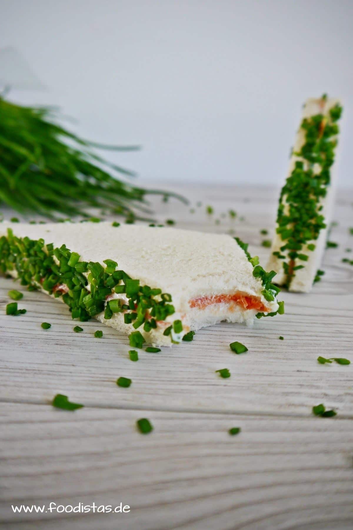 Tramezzini mit Lachs von den [Foodistas]
