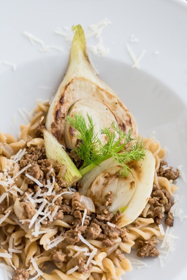 Aromatische Fenchel-Pasta mit Tatar! So … YUMMY!