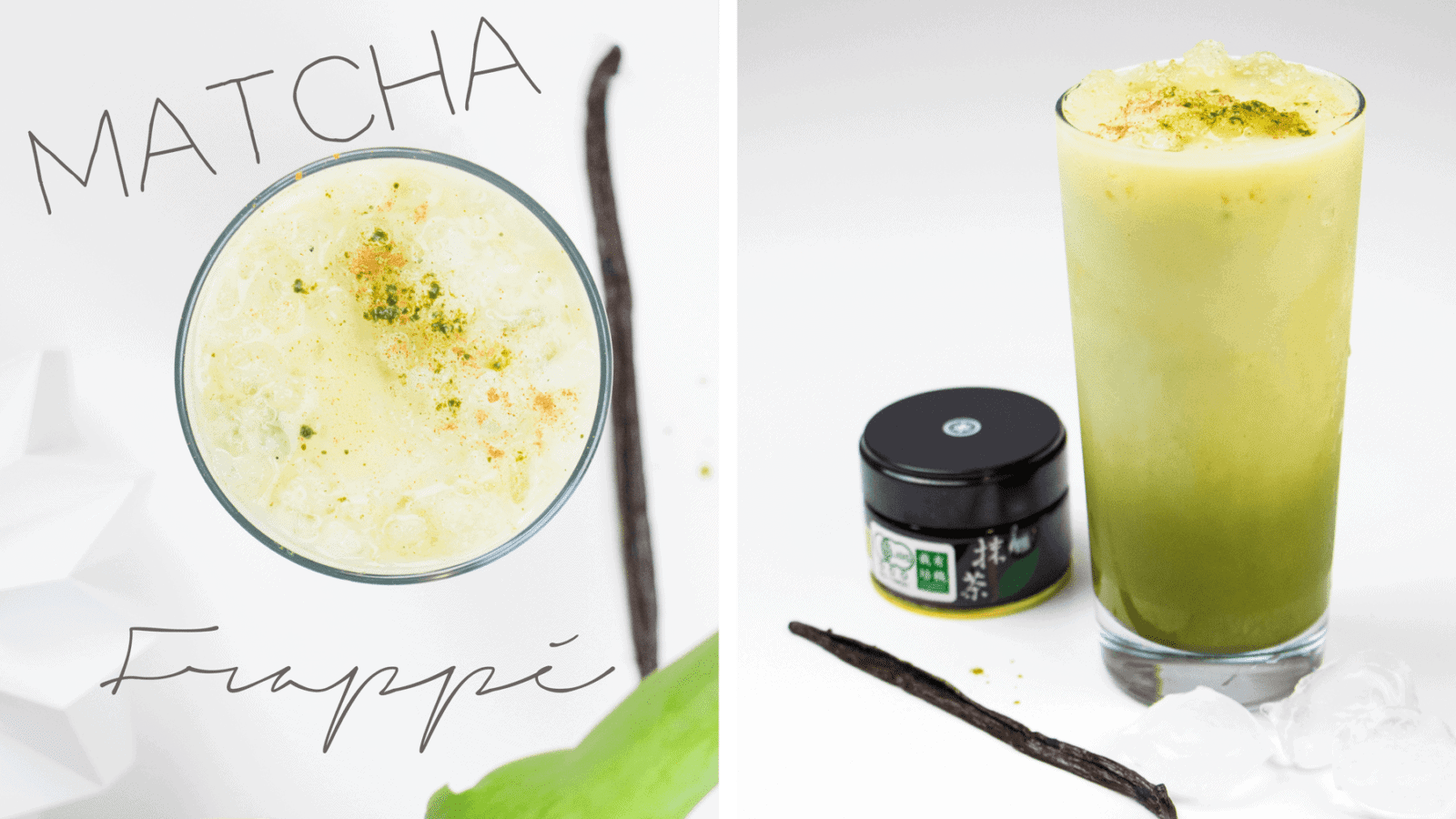 Matcha Frappé – vegan und gesund