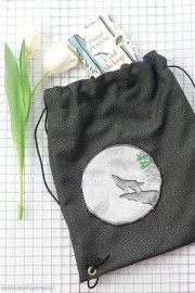 Die mit dem Wolf tanzt … Turnbeutel