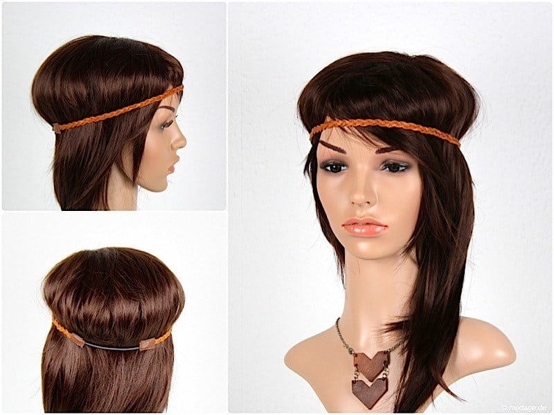 DIY Haarband aus geflochtenem Leder