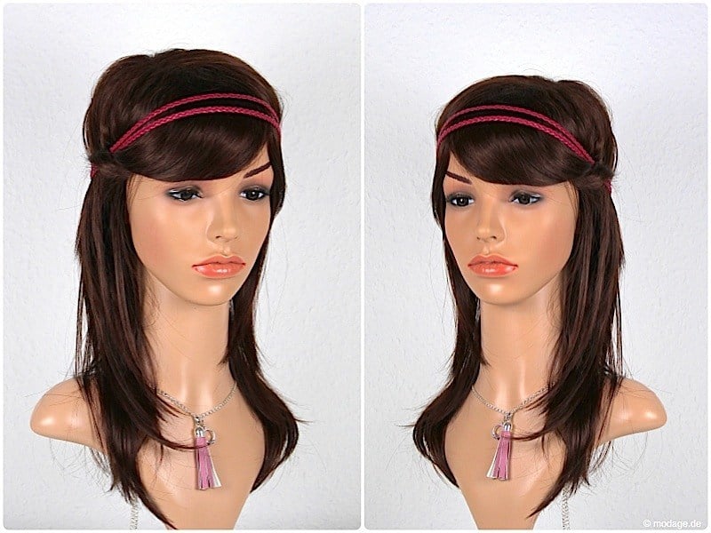 DIY Haarband aus geflochtenem Leder