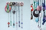 DIY-Kettenhalter mit Wäscheklammern