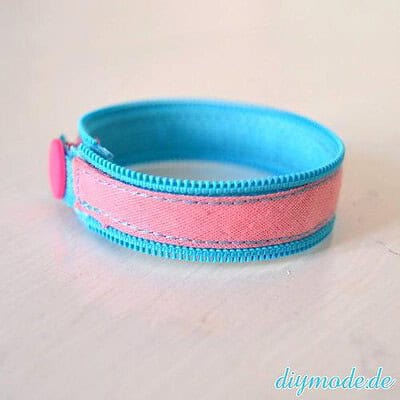 DIY Reißverschluss Armband selber machen