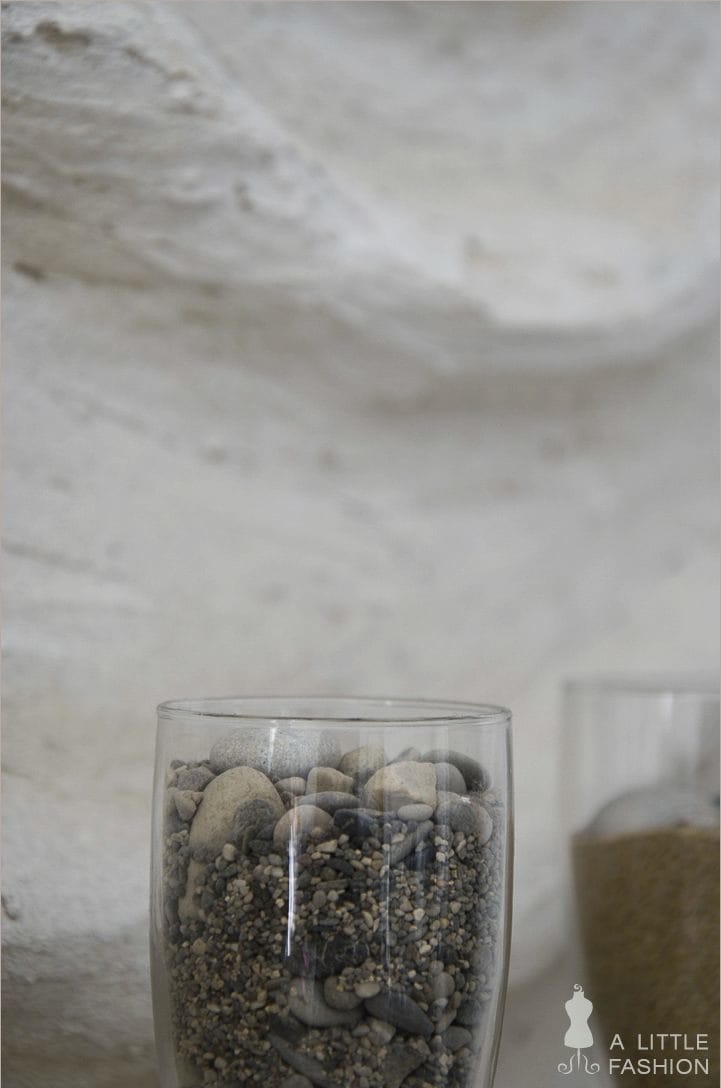 DIY-Wandbild mit Sand