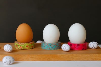 Eierbecher aus Washi-Tape