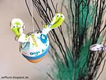 Eiermützchen ‚EggyMop‘ – Osterschmuck und Eierwärmer
