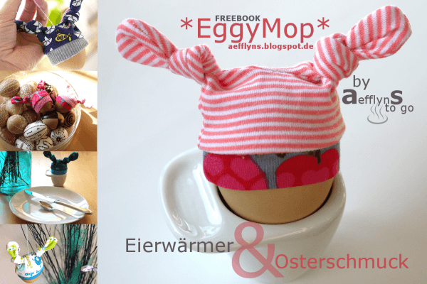 Eiermützchen 'EggyMop' - Osterschmuck und Eierwärmer