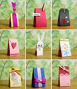 Kleine Praline als Gastgeschenk