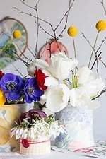 Flower Power Dosen-Upcycling