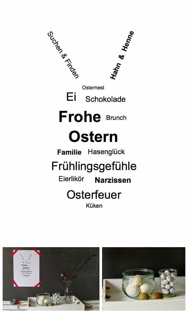 Frohe Ostern - Freebie