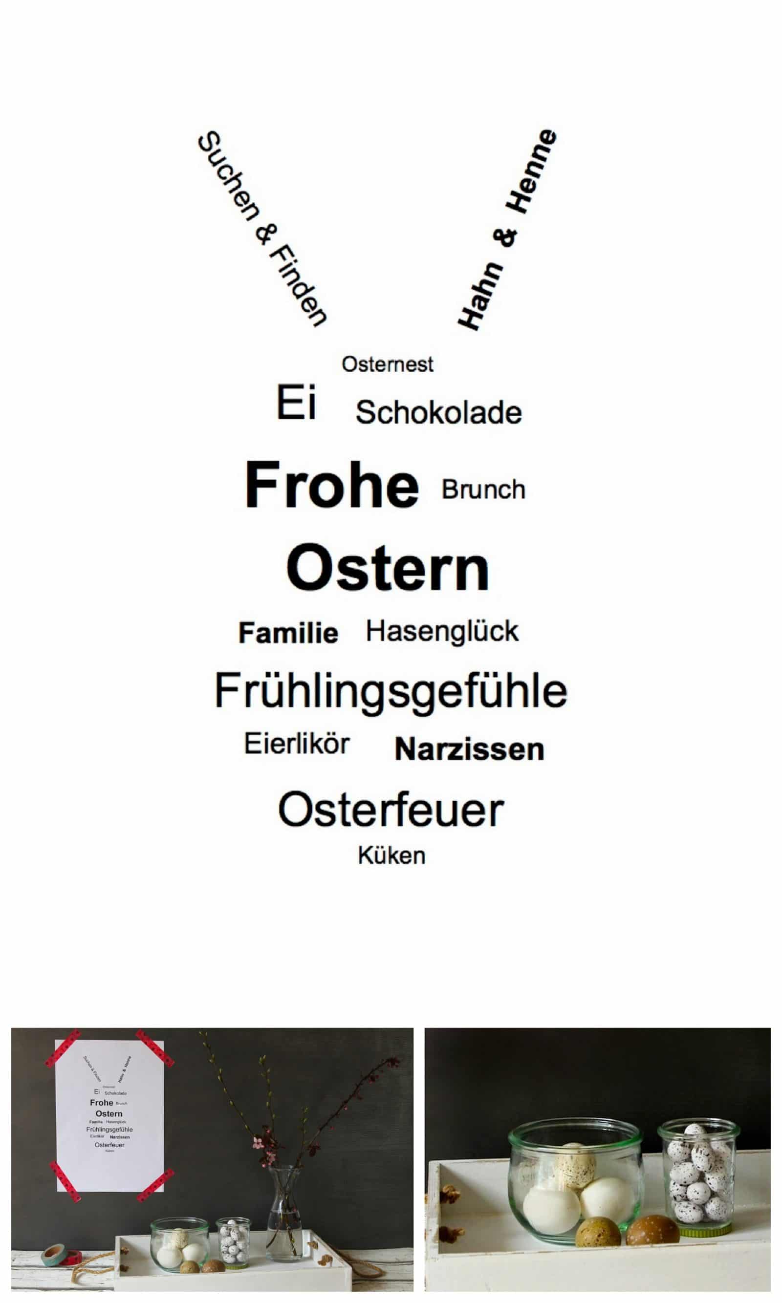 Frohe Ostern - Freebie - HANDMADE Kultur