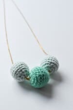 Häkelkette in Mint