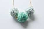 Häkelkette in Mint