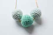 Häkelkette in Mint