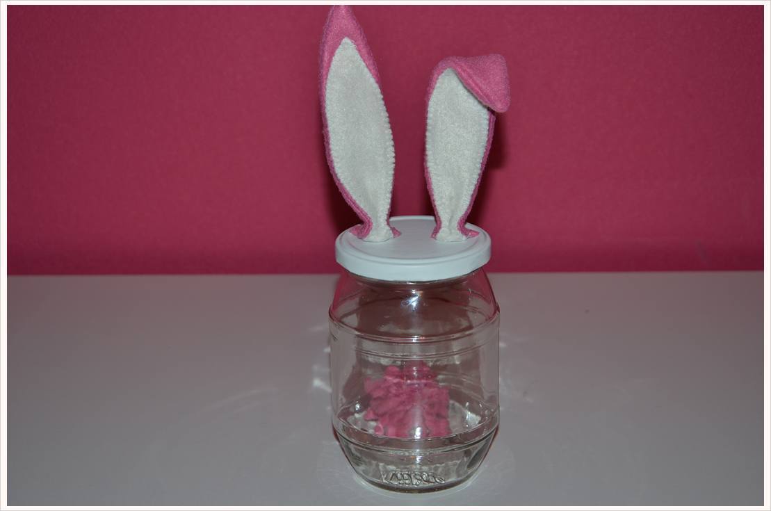 Hasenglas für Ostergeschenke