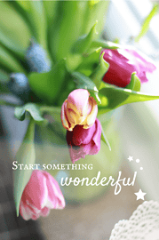 Frühlingshafte Tulpen in einem Blumenstrauß, ideal für kreative und handgemachte Dekorationen bei Handmade Kultur.