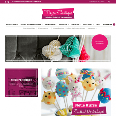 Miezen-Boutique · Dein Shop für Back- & Partydekoration.