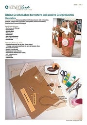Kleine Geschenkbox für Ostern und andere Gelegenheiten