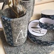 Kleine Vase in Filz… Ahoi!