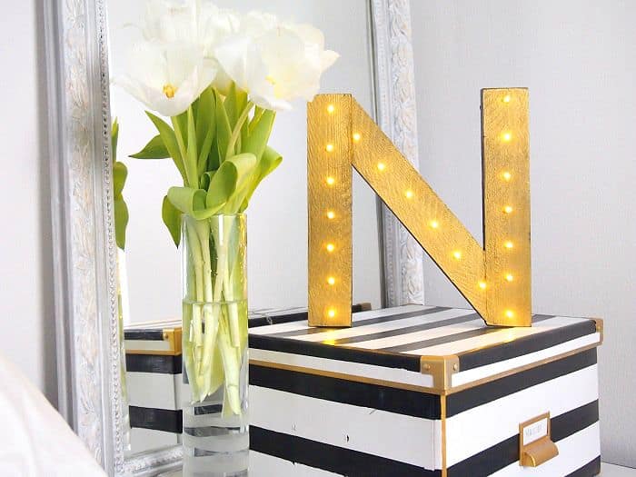 Leuchtbuchstabe – Light up your letter
