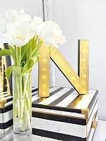 Leuchtbuchstabe – Light up your letter