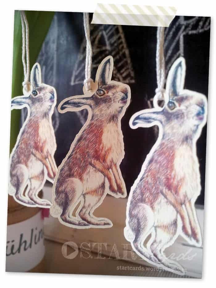 Niedliche Osterhasen Anhänger