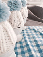 Osterdeko: Eierwärmer stricken