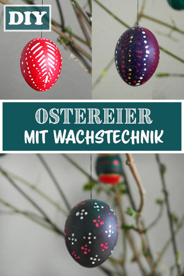 Sorbische Ostereier mit Wachstechnik