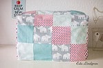 Patchwork Abdeckung für die Nähmaschine