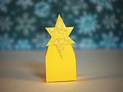 Kleine Praline als Gastgeschenk