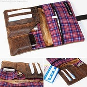 Tabaktasche mit Blättchen-Schnellentnahmefach