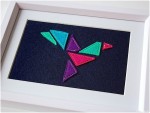 Tangram Wandbilder aus Filz