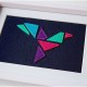 Tangram Wandbilder aus Filz